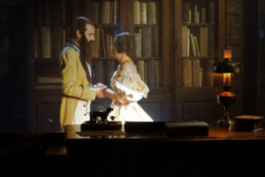Recreación de una escena histórica en un museo andorrano