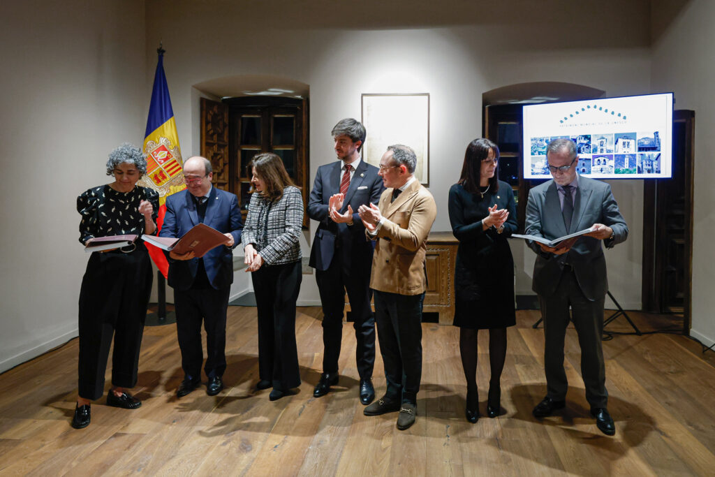 Presentación de la candidatura a Patrimonio Mundial de la UNESCO en Andorra