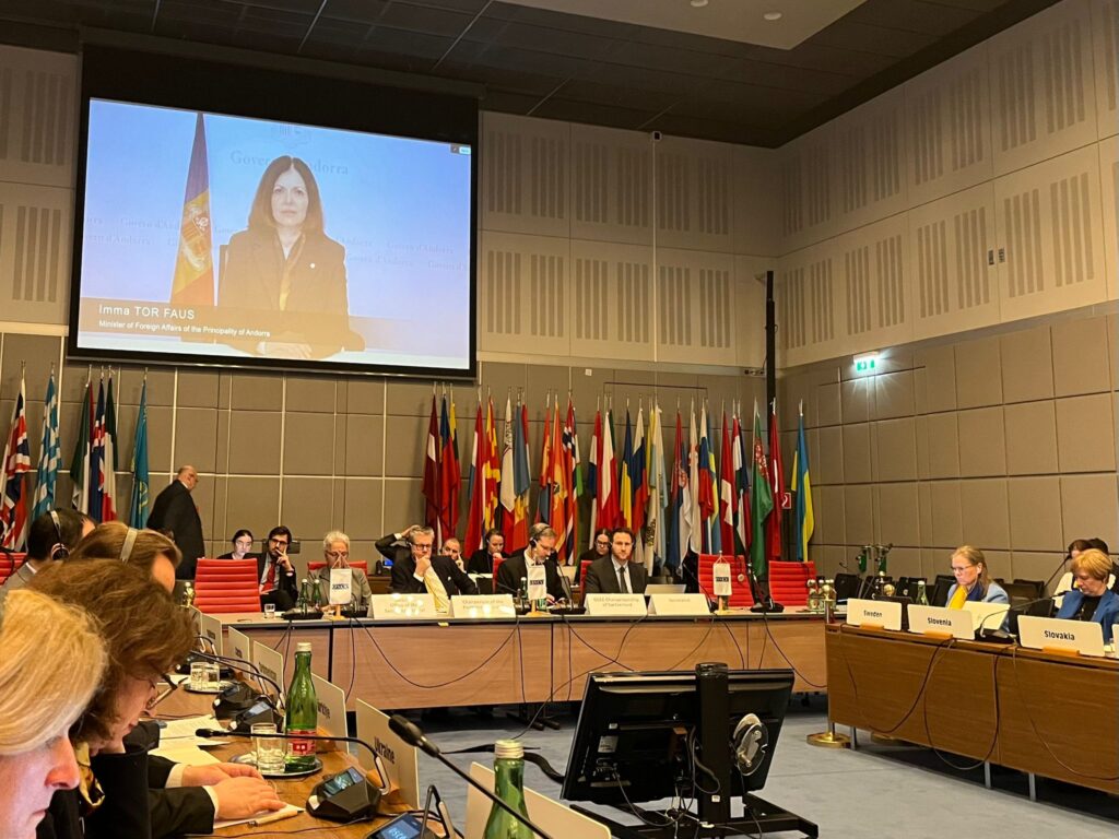 Reunión de la OSCE con la ministra de Asuntos Exteriores de Andorra