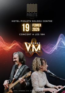 Músicos en un concierto gratuito de música de los 70, 80 y 90 en Soldeu.