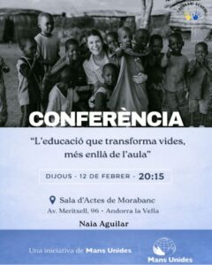 Naia Aguilar en conferencia sobre educación transformadora con niños en Tanzania
