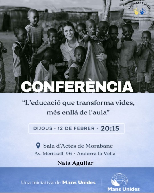 Naia Aguilar en conferencia sobre educación transformadora con niños en Tanzania