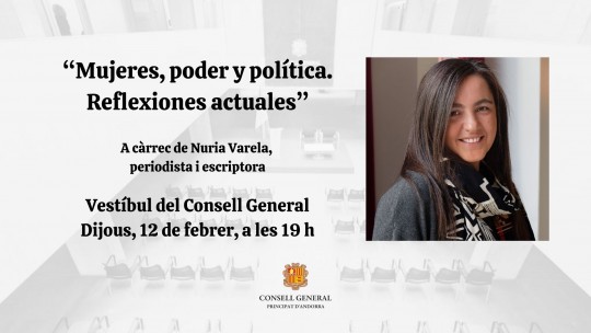Conferencia sobre mujeres, poder y política con Nuria Varela en Andorra