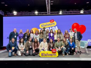 Grupo de influenciadores en la trobada Eixivern en Andorra