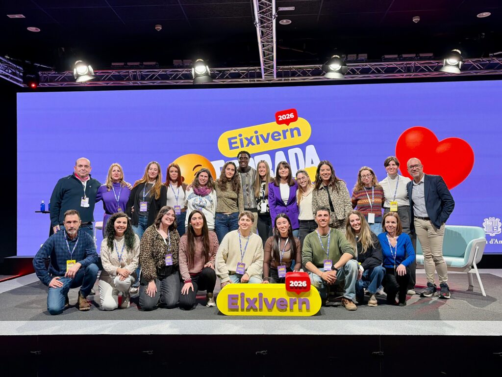Grupo de influenciadores en la trobada Eixivern en Andorra