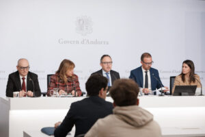 Roda de premsa del Govern d'Andorra sobre mesures econòmiques