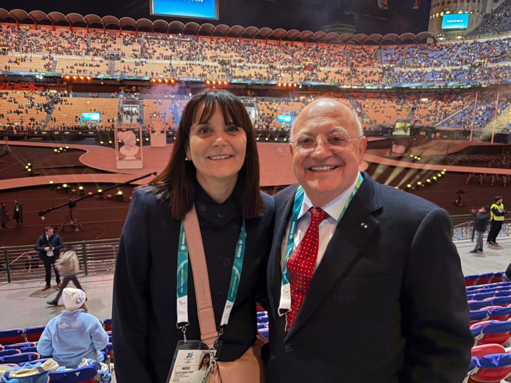 Cerimònia d'obertura dels Jocs Olímpics de Milano-Cortina 2026 amb representants d'Andorra.