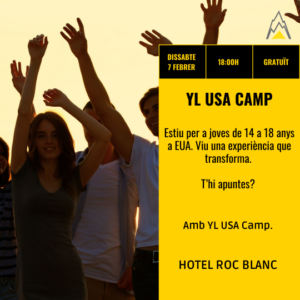 Xerrada sobre el YL USA Camp per a joves a Escaldes-Engordany.