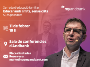 Conferència sobre educació positiva per a pares i mares a Andbank.