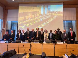 Delegación de Andorra en la presentación del informe sobre derechos civiles en Ginebra