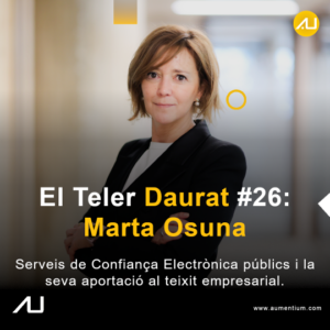 Marta Osuna en conferencia sobre servicios de confianza electrónica