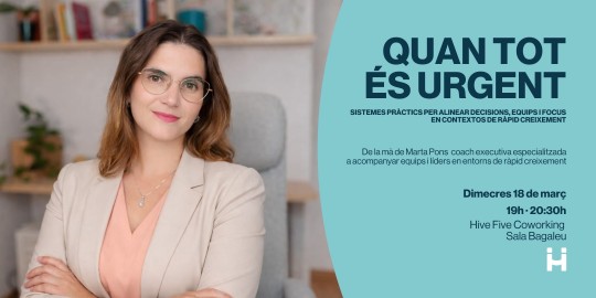 Marta Pons en conferencia sobre liderazgo en tiempos de urgencia