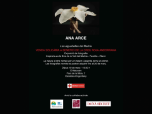 Cartel de la exposición solidaria de fotografía sobre la naturaleza del Madriu