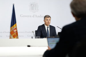 Rueda de prensa del Govern d'Andorra sobre protección infantil en el entorno digital.