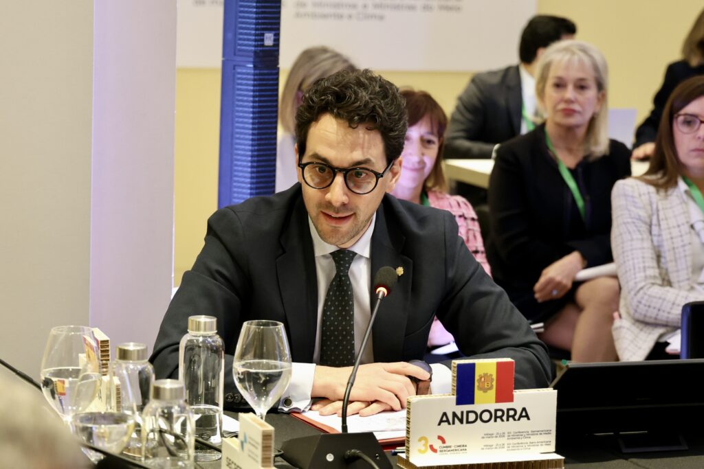Guillem Casal en la conferencia iberoamericana sobre medio ambiente y clima