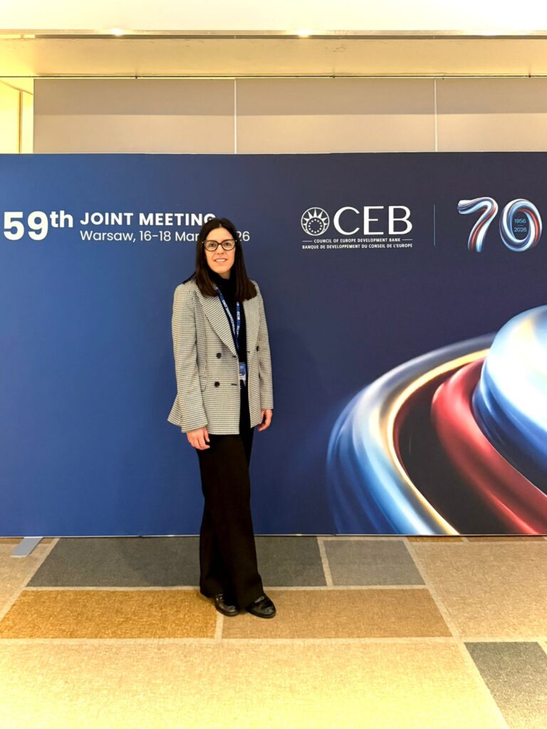 Lorena Jordana en la reunión del Banco de Desarrollo del Consejo de Europa en Varsovia