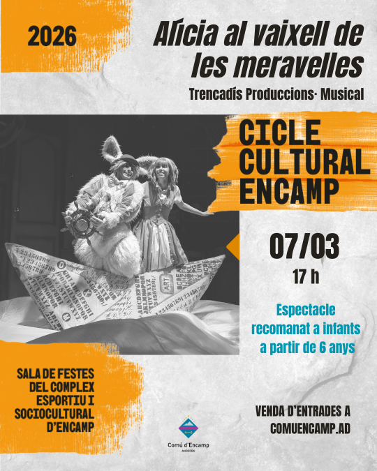 Actores del musical Alícia al vaixell de les meravelles en escena