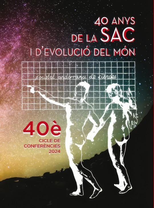 Cartel de presentación del libro sobre 40 años de la SAC y evolución del mundo