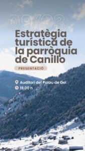 Presentación de la estrategia turística en Canillo con paisaje montañoso