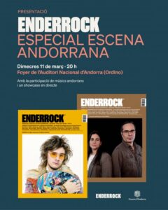 Presentación de la revista Enderrock dedicada a la música andorrana