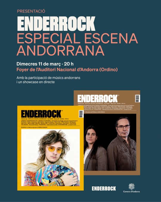 Presentación de la revista Enderrock dedicada a la música andorrana
