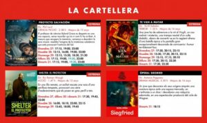Cartellera de programació dels Cinemes Illa Carlemany del 27 al 31 de març de 2026