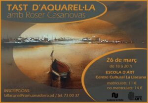 Taller de pintura a l'aquarel·la amb Roser Casanovas a Andorra la Vella