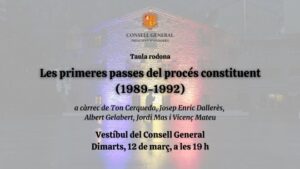 Taula rodona sobre el procés constituent a Andorra amb experts