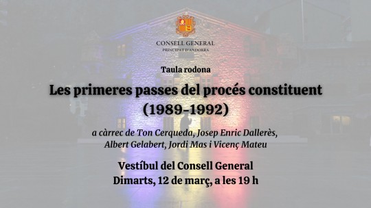 Taula rodona sobre el procés constituent a Andorra amb experts