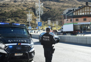 Agentes de policía en formación en Pas de la Casa