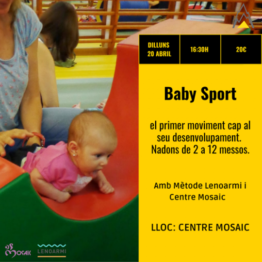 Nadons participen en l'activitat Baby Sport a Escaldes-Engordany