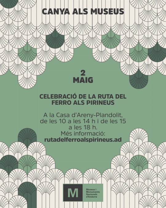 Cartel de la celebración de la ruta del ferro en los Pirineos