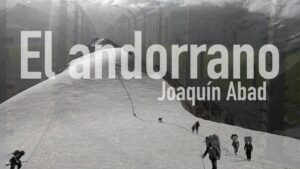Portada de la película El Andorrano de Joaquín Abad con paisajes montañosos