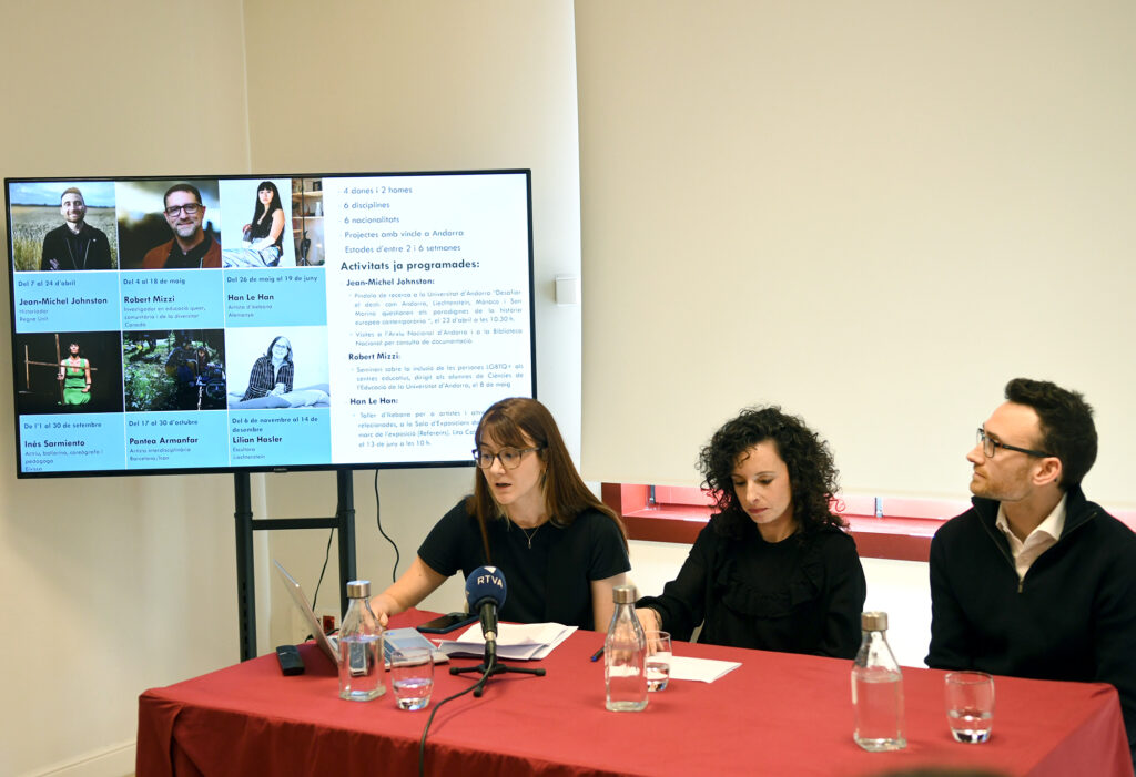 Presentación de la residencia Faber Andorra con artistas e investigadores
