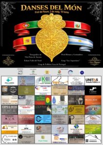 Cartel del Festival de Danses del Món en Escaldes-Engordany