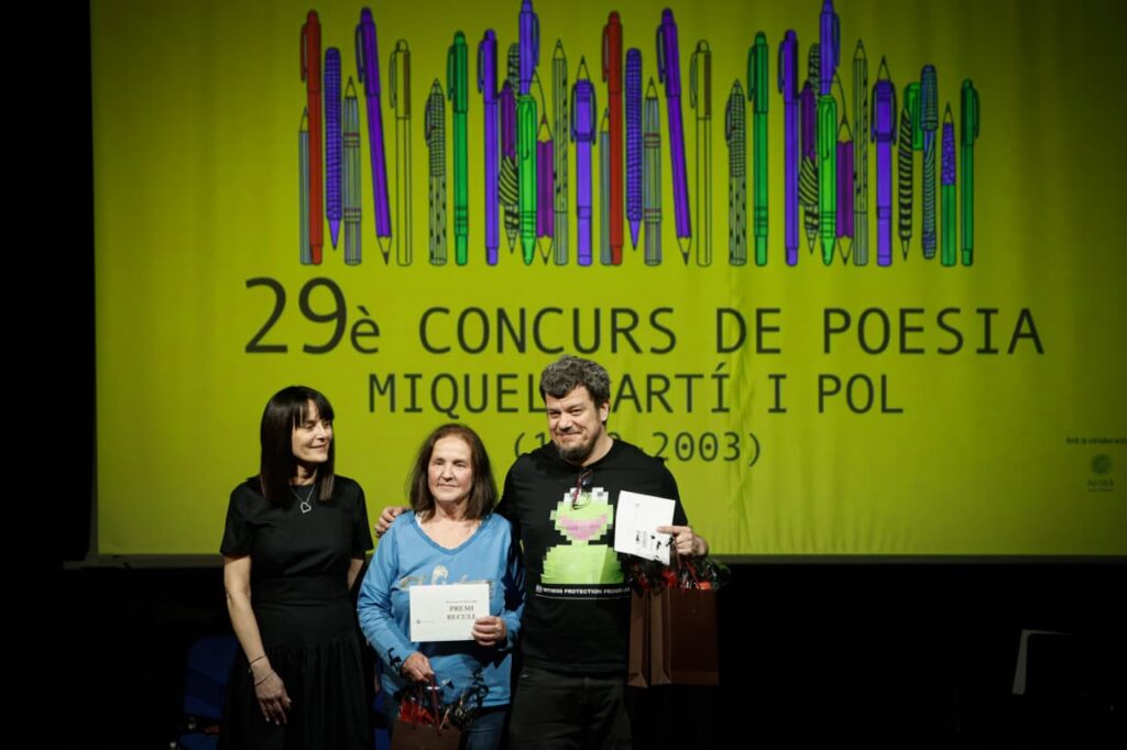 Entrega de premios del 29º Concurso de Poesía Miquel Martí i Pol
