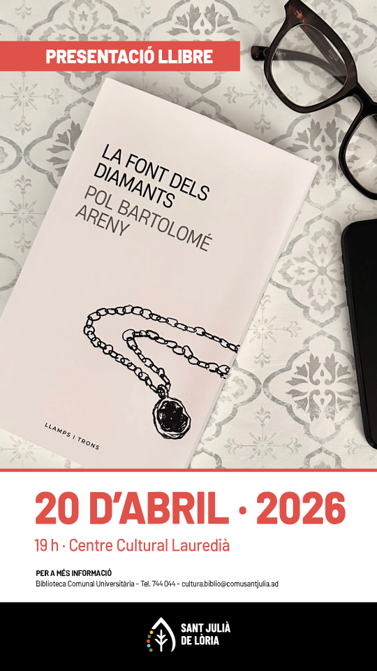 Presentación del libro La font dels diamants de Pol Bartolomé Areny