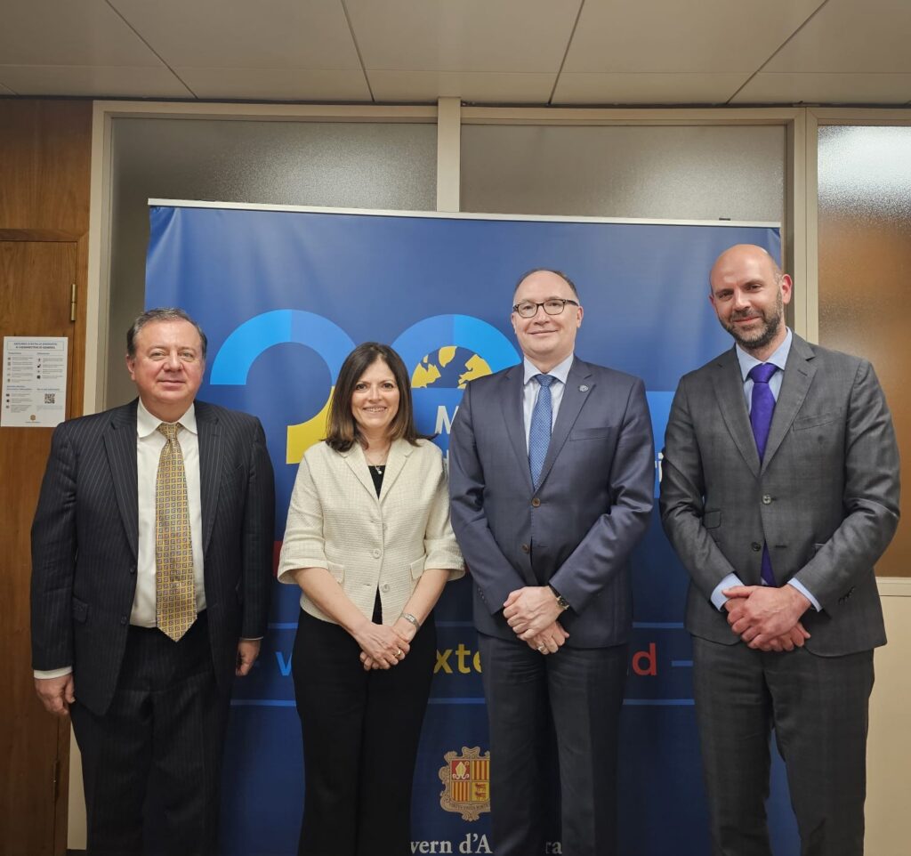 Delegación de la ONU en Andorra para colaborar en la lucha contra las drogas y el delito.