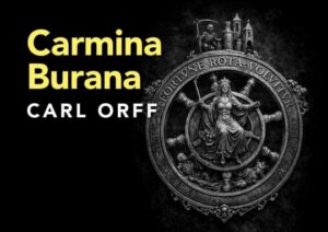 Cartel de Carmina Burana de Carl Orff para el evento ClàssicAnd 2026