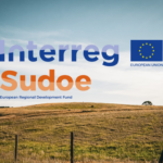 Imagen promocional del programa Interreg Sudoe con paisaje rural
