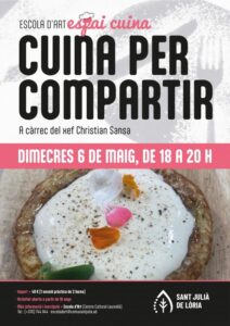 Taller de cuina per compartir con el xef Christian Sansa en Sant Julià de Lòria