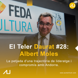 Albert Moles en un evento de El Teler Daurat en Andorra