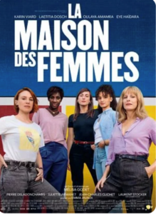 Cartel de la película La Maison des femmes con el elenco principal