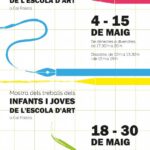 Cartel de la exposición de alumnos de la Escuela de Arte de Escaldes-Engordany