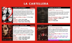 Cartellera de cinema dels Cinemes Illa Carlemany d'Escaldes-Engordany