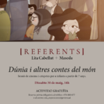 Cartel de la projecció de la pel·lícula Dúnia i altres contes del món