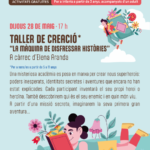 Cartel del taller infantil sobre superhéroes en Sant Julià de Lòria