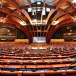 Sala de reuniones del Consejo de Europa en Estrasburgo