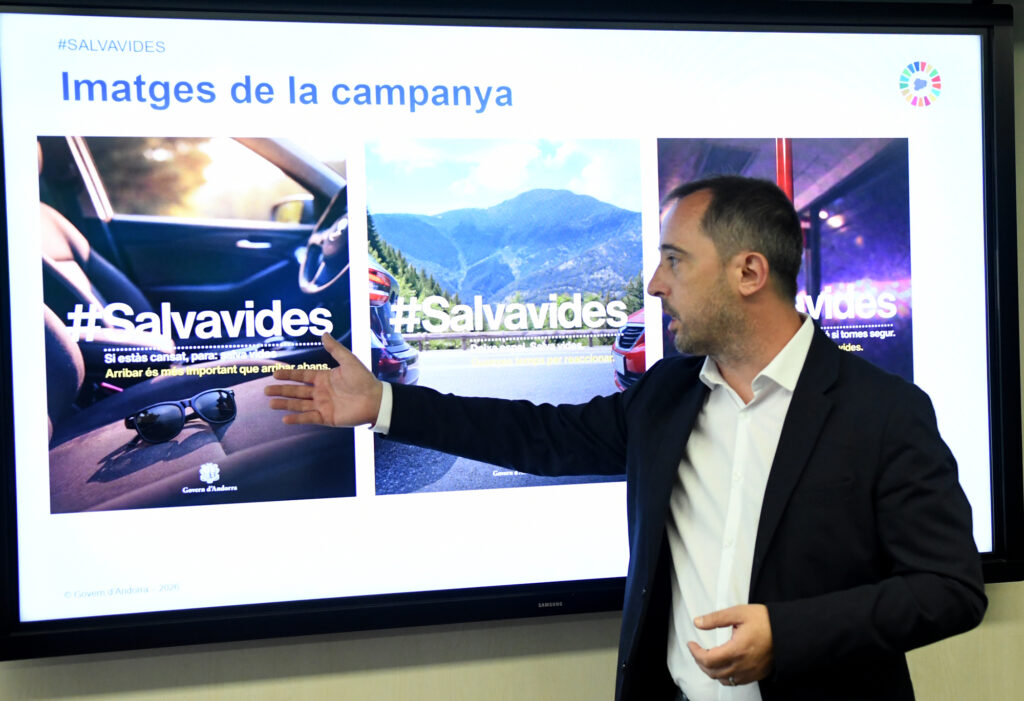 Presentación de la campaña de seguridad vial del Gobierno de Andorra