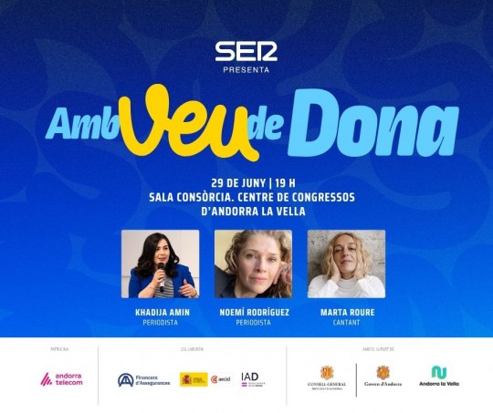 Cartel del evento Amb Veu de Dona en Andorra la Vella